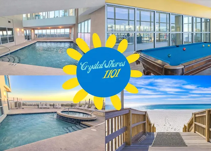 Crystal Shores 1101 Gulf Front Corner Unit Apartment